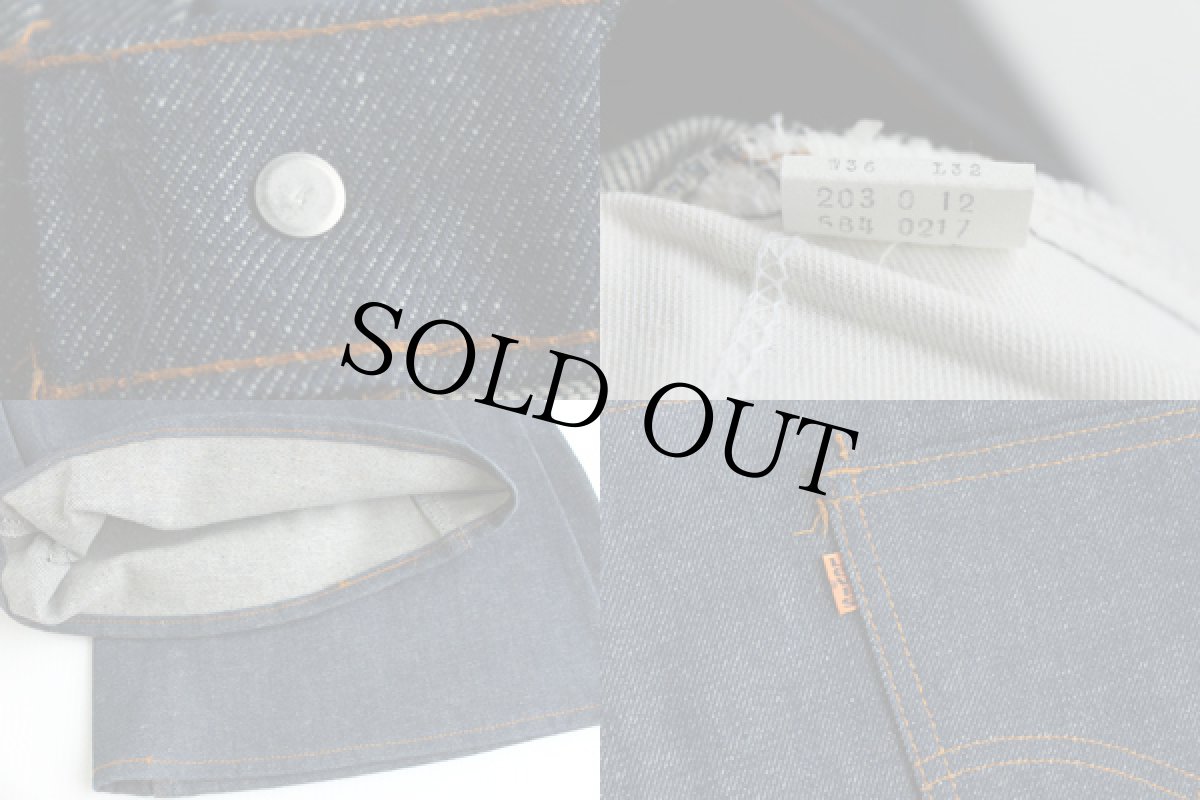 画像3: デッドストック★70s USA製 Levi'sリーバイス 684 デニムパンツ w36 L32★ベルボトム ビッグベル (3)