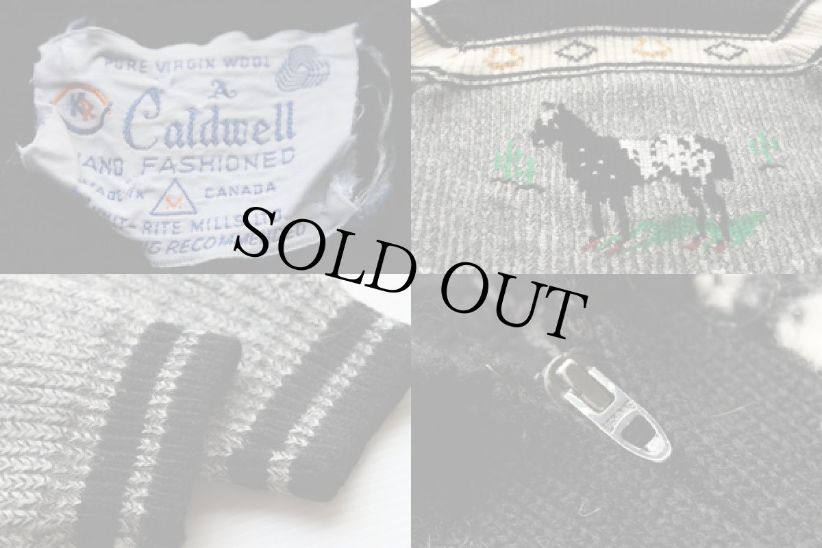 画像3: 70s カナダ製 Caldwell  ウール カウチンセーター (3)