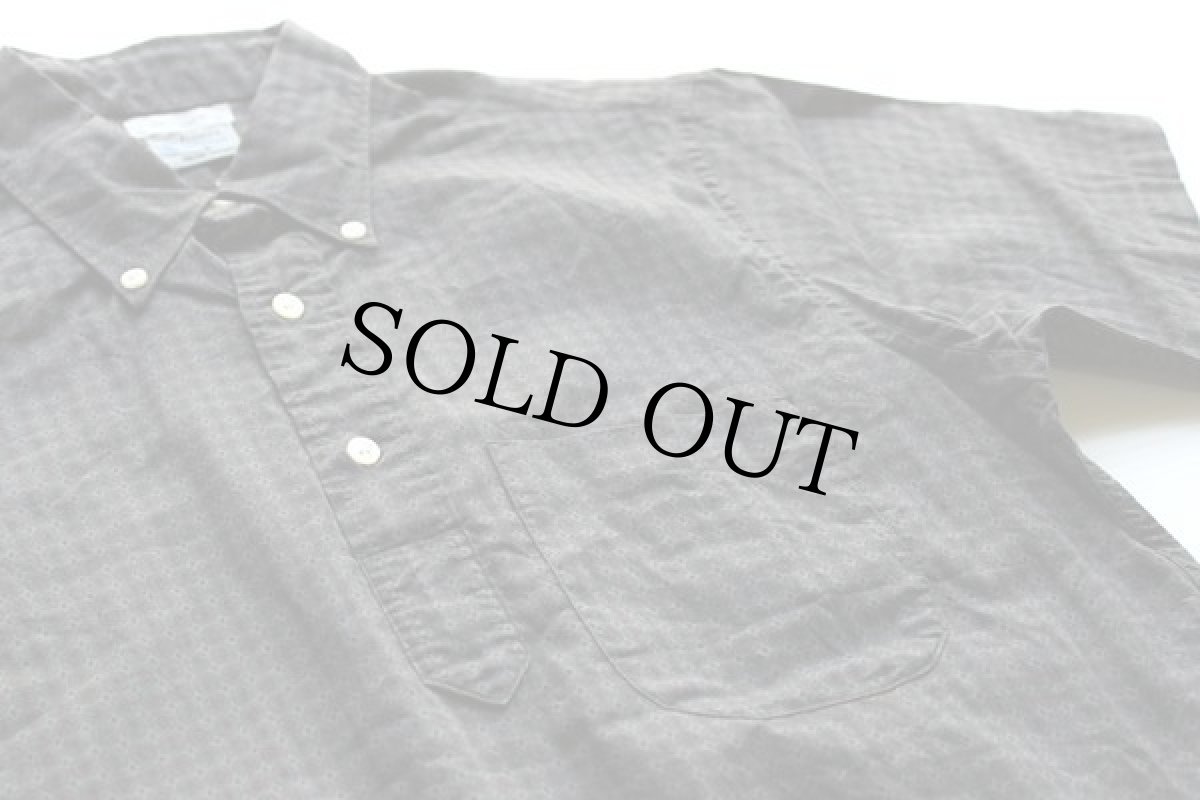 画像2: 60s PENNEY'S TOWNCRAFT 総柄 プルオーバー 半袖 コットンシャツ S (2)