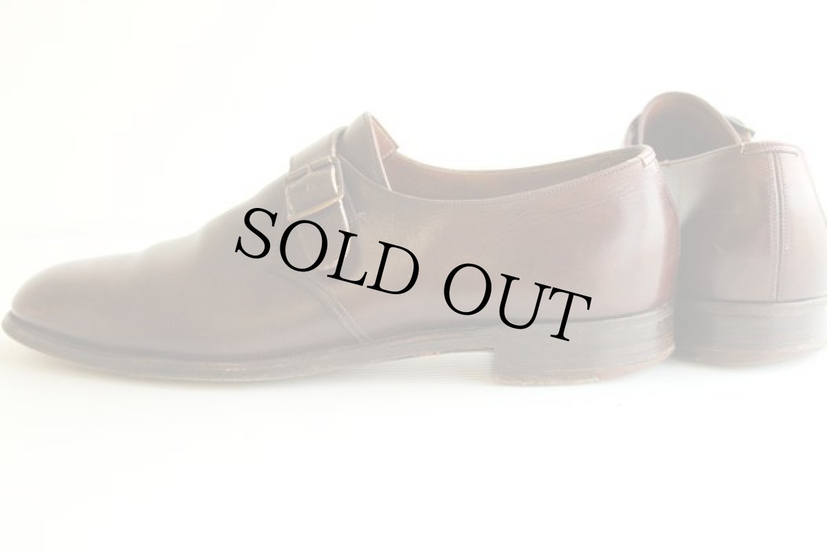 画像2: 英国製 Brooks Brothersブルックスブラザーズ モンクストラップ レザーシューズ★革靴 (2)