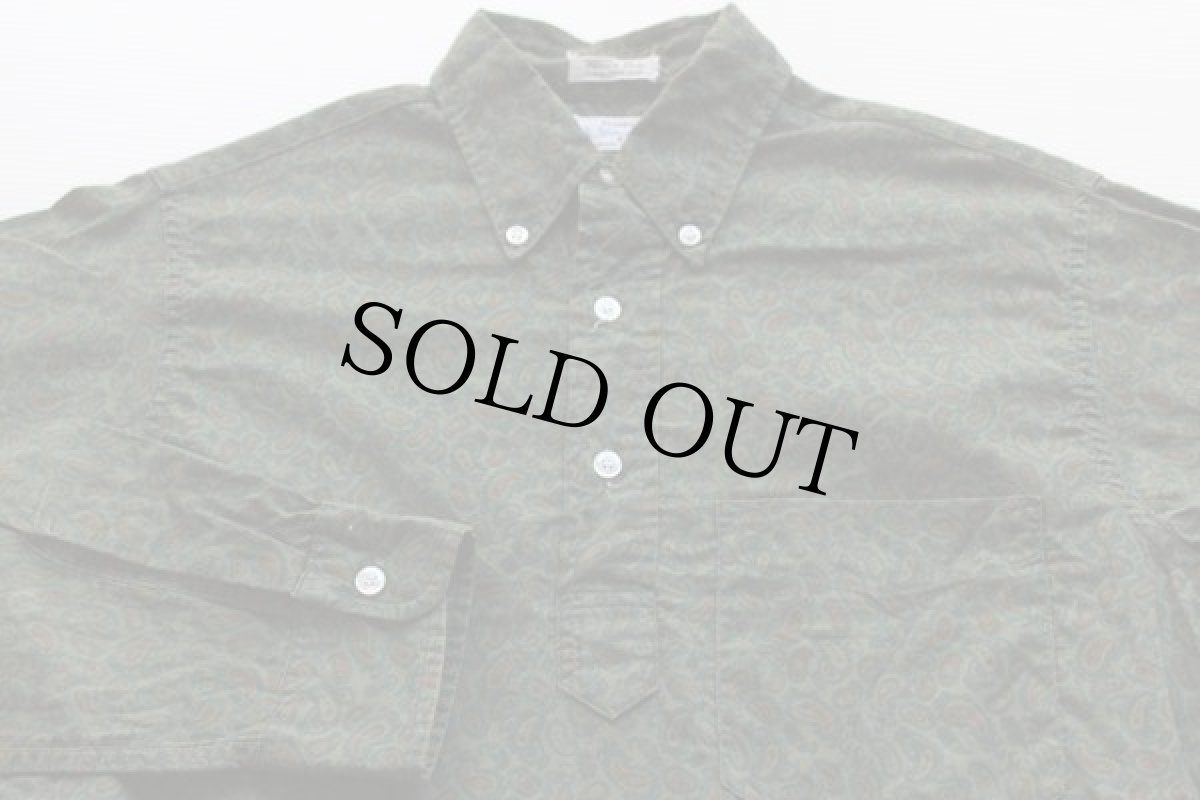 画像2: 60s PENNEY'S TOWNCRAFT ペイズリー 総柄 プルオーバー コットンシャツ S (2)