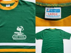 画像3: 70s USA製 Championチャンピオン スヌーピー JOE COOL Tシャツ L (3)