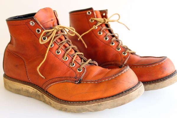 80s REDWING 875 薄茶VINTAGE 1988 表記8 - 靴