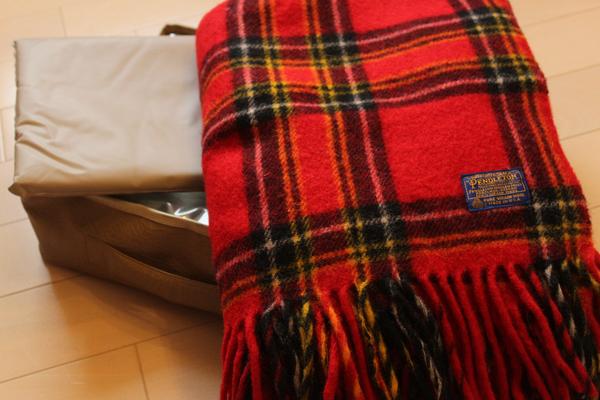 30s PENDLETONペンドルトン チェック ウール ブランケット
