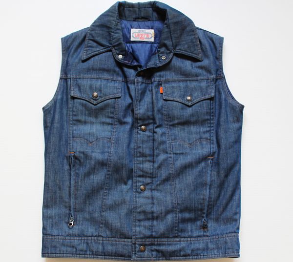 70's Levi's スキーリーバイス デニムダウンベスト - Sixpacjoe Web Shop