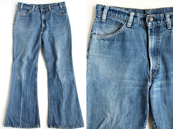 80s USA製 Levi'sリーバイス 646 デニムパンツ w34 L29★ベルボトム - Sixpacjoe Web Shop