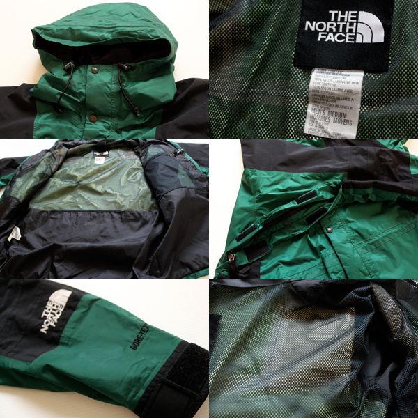 THE NORTH FACE ノースフェイス　マウンテンパーカーXL 黒緑　a3