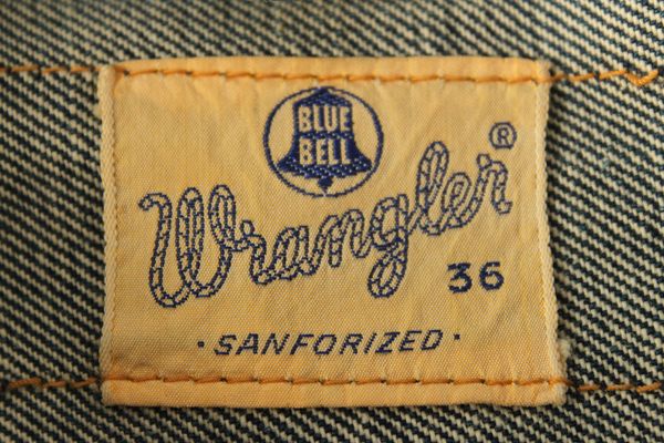 60s BLUE BELL Wranglerラングラー 24MJZ デニムジャケット 36☆縦ベル