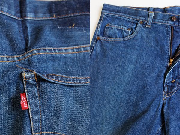 70s USA製 Levi'sリーバイス 517 シングル 66前期 デニムパンツ★ブーツカット