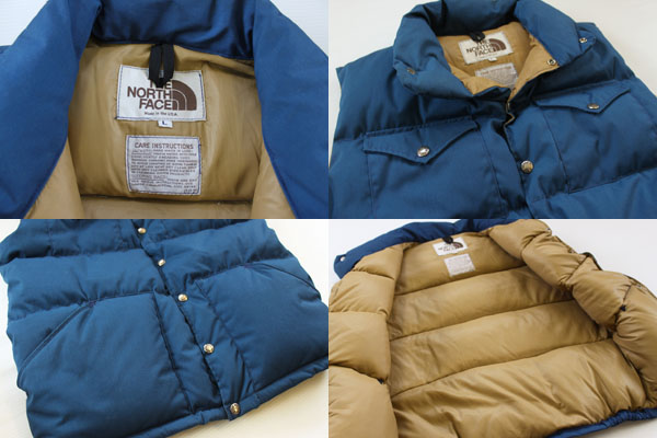 80s USA製 THE NORTH FACE 茶タグ ダウン