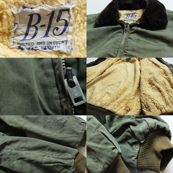 60s B-15タイプ フライトジャケット - Sixpacjoe Web Shop