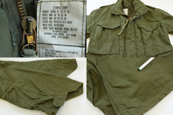 80s 米軍 U.S.ARMY M-65 フィールドジャケット XS-S - Sixpacjoe Web Shop