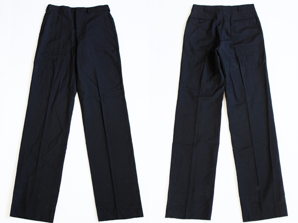 80s US NAVY 米軍 NAVY BLUE 3346 トラウザーズ