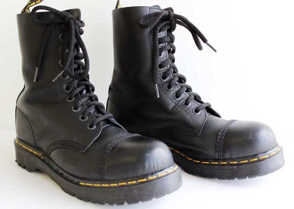 英国製 DR.MARTENSドクターマーチン 10ホールブーツ 黒 UK9 ...