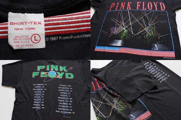 PINK FLOYD 1987ツアーT Lサイズ