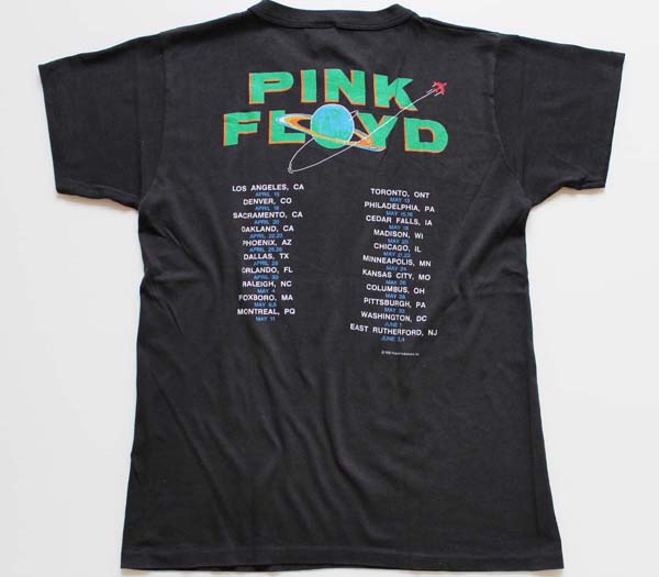 80s USA製 PINK FLOYDピンクフロイド バンドTシャツ 黒 L - Sixpacjoe