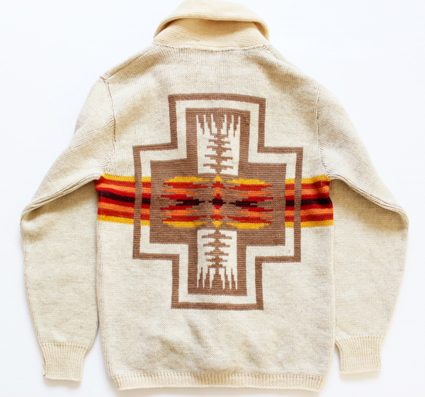 70s PENDLETONペンドルトン チーフジョセフ ネイティブ柄 ショール