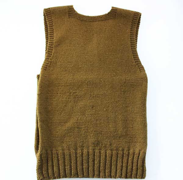 30s 40s US ARMY AMERICAN RED CROSS ARC KNIT VEST RARE COLOR