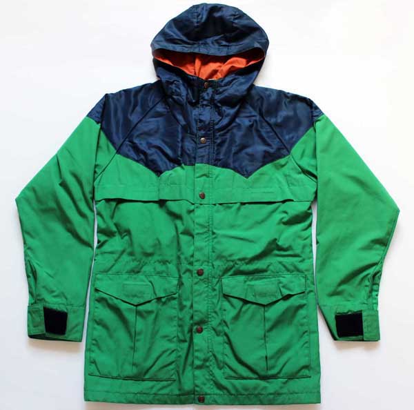 80s Powderhorn Mountaineeringパウダーホーン ツートン ヨーク切り替え マウンテンパーカ M