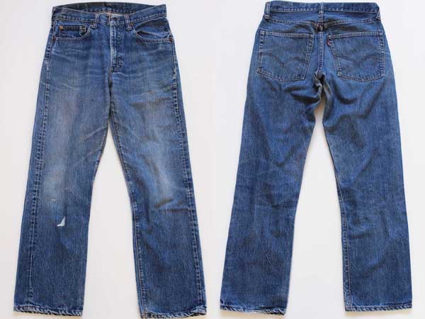 70s USA製 Levi'sリーバイス 505 シングル 66前期 デニムパンツ w32 - Sixpacjoe Web Shop