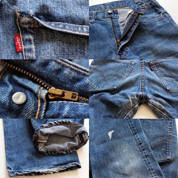 70s USA製 Levi'sリーバイス 505 シングル 66前期 デニムパンツ w32 - Sixpacjoe Web Shop