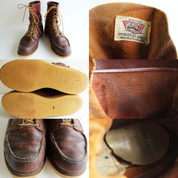 60s DOUBLEWEAR ワークブーツ 茶 7EE - Sixpacjoe Web Shop