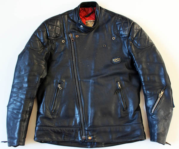 70s Lewis Leatherルイスレザー スーパーモンザ 紺44 - Sixpacjoe Web Shop