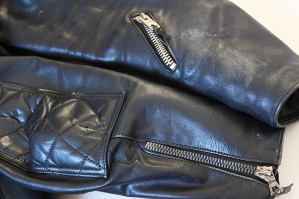 70s Lewis Leatherルイスレザー スーパーモンザ 紺44 - Sixpacjoe Web Shop