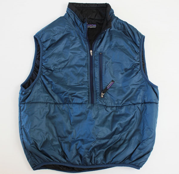 90s USA製 patagoniaパタゴニア ナイロン パフボールベスト 紺 - Sixpacjoe Web Shop