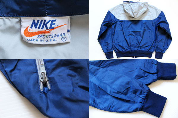 70s USA製 NIKEナイキ 切り替え ナイロンパーカー M - Sixpacjoe Web Shop