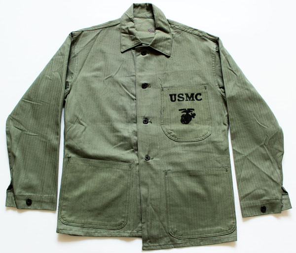 デッドストック☆40s 米軍 USMC M-41 HBT ヘリンボーンツイル ...