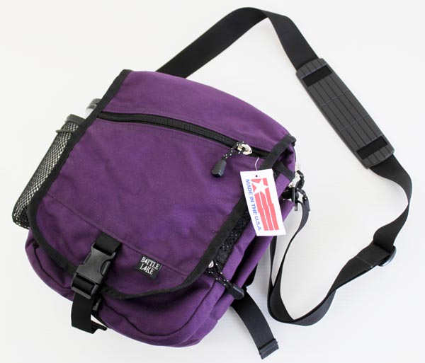 USA製 BATTLE LAKE CORDURAナイロン ショルダーバッグ 紫 - Sixpacjoe Web Shop