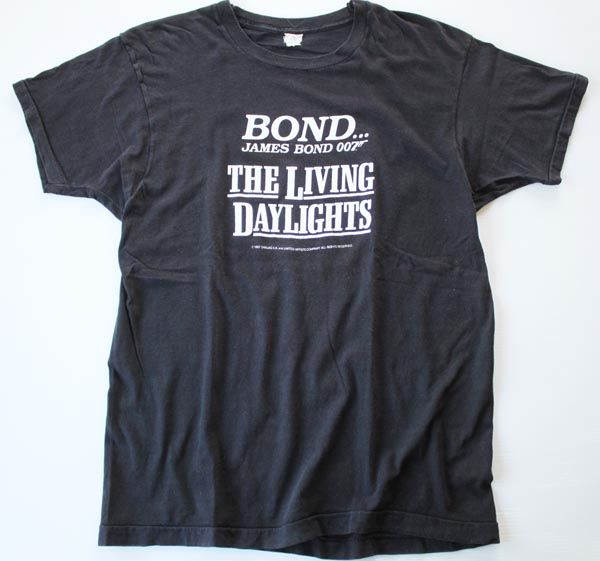 80's JAMES BOND 007 Tシャツ 黒 XL - Sixpacjoe Web Shop