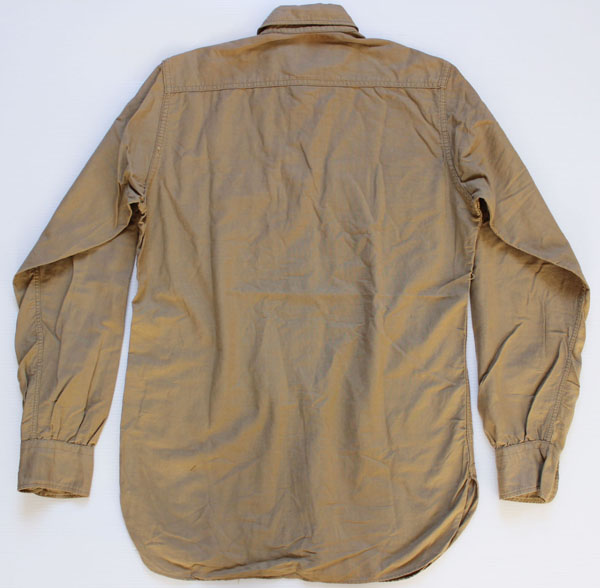 40s 米軍 ミリタリー シャツ 14 1/2★カーキ - Sixpacjoe Web Shop