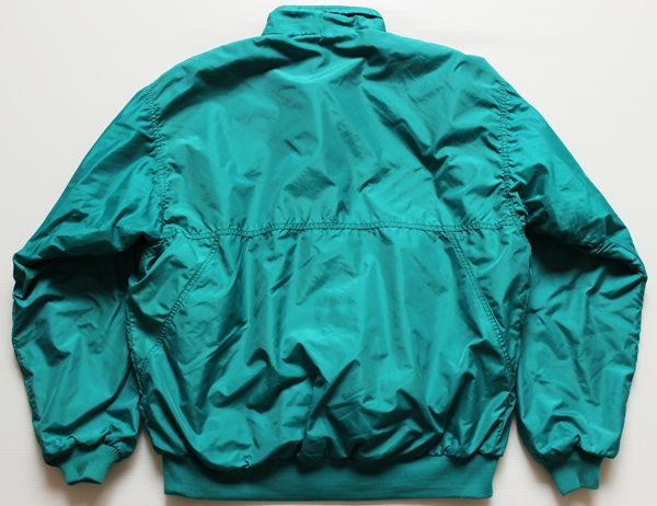 90s USA製 patagoniaパタゴニア フリースナイロンジャケット 緑 L 