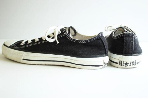 90s USA製 CONVARSEコンバース ALLSTARオールスター Low 黒 7.5 90s USA製 CONVARSEコンバース ALLSTARオールスター Low 黒 7.5