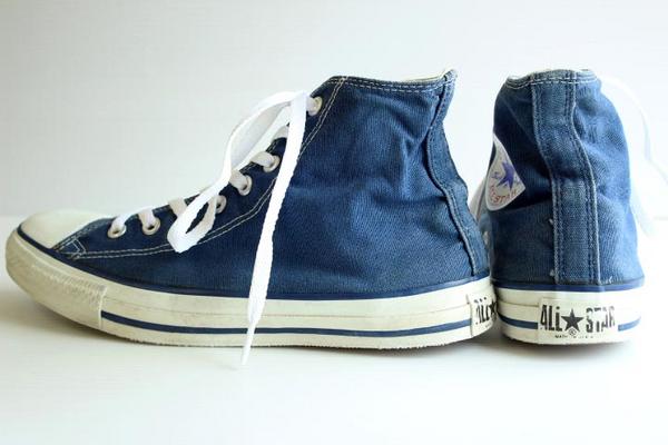 90s USA製 CONVARSEコンバース ALLSTARオールスター HI 紺 9