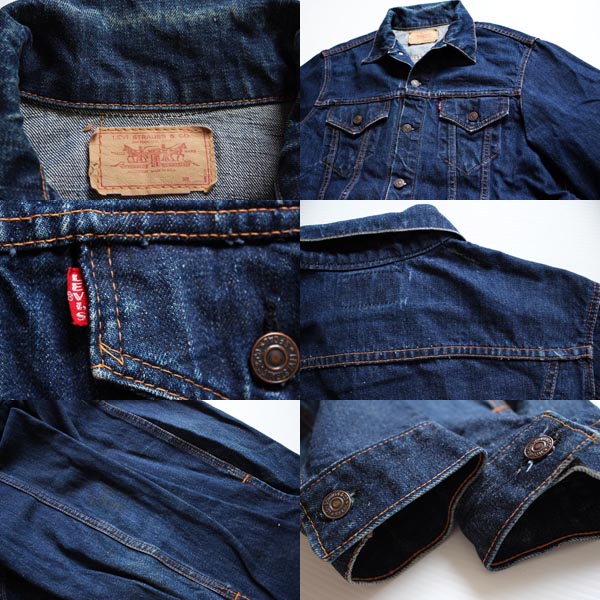 60s LEVI'Sリーバイス 70505 BIGE デニムジャケット - Sixpacjoe Web Shop