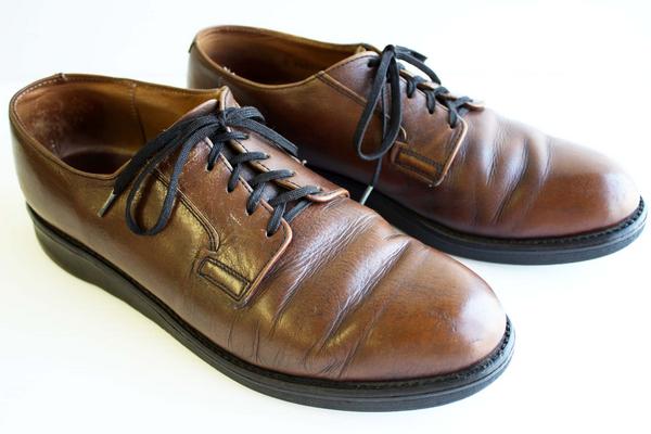 70s USA製 REDWINGレッドウイング ポストマン レザーシューズ 茶 9B