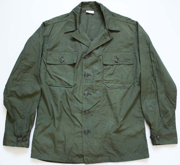 60s 米軍 コットンポプリンシャツ S - Sixpacjoe Web Shop