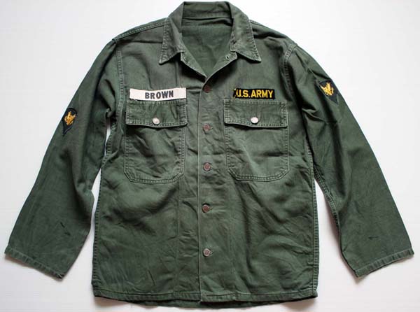 50s 米軍 U.S.ARMY 13スター ユーティリティシャツ - Sixpacjoe Web Shop