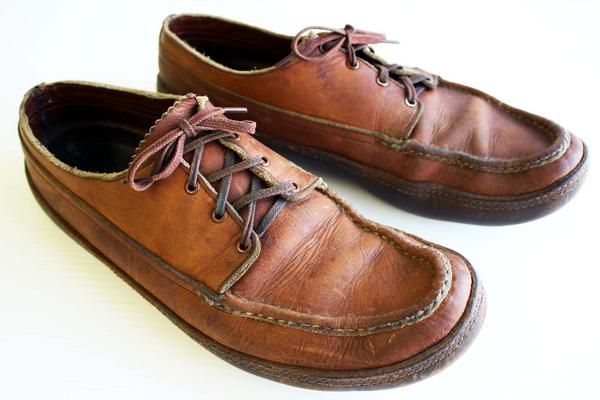 s W.C.Russell Moccasinラッセルモカシン レザーシューズ 茶