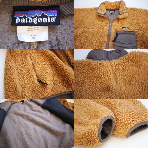 PATAGONIAパタゴニア レトロX ヴィンテージゴールド XXL - アウトドア ...