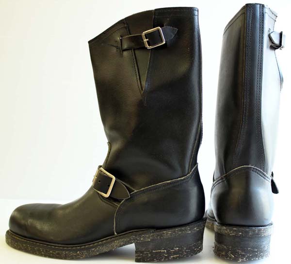 デッドストック☆70s LEHIGH エンジニアブーツ 黒 8.5 C
