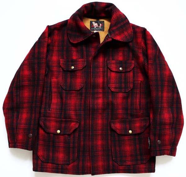 50s Woolrich ウールリッチ　チェック ウール マッキーノ ジャケット