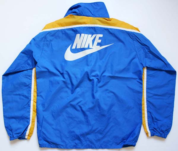 70s USA製 NIKEナイキ ナイロンジャケット 青 YOUTH XL - Sixpacjoe