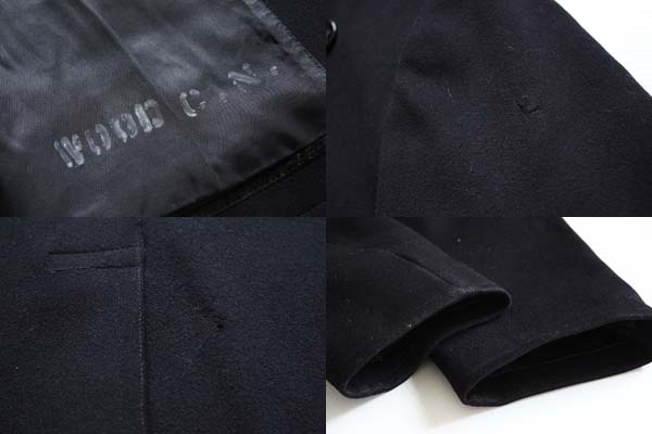 40s 米軍 U.S.NAVY NAVAL 10ボタン ピーコート 34 - Sixpacjoe