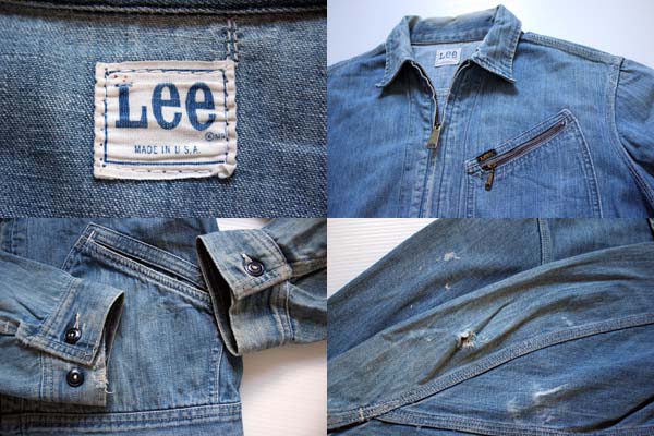 70s USA製 Leeリー 91-B デニム ワークジャケット - Sixpacjoe Web Shop