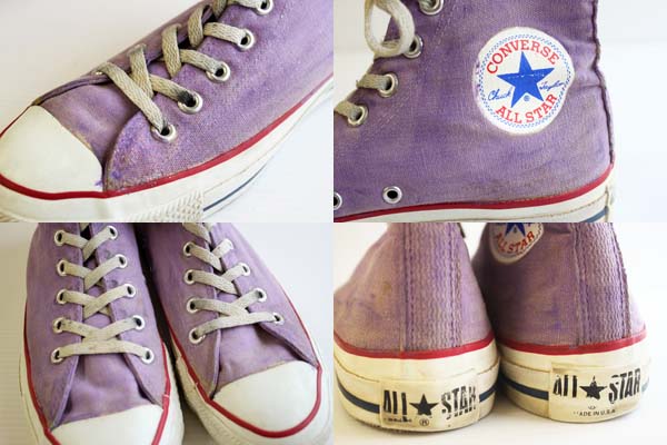 80s USA製 CONVERSEコンバース ALL STARオールスター HI カスタム