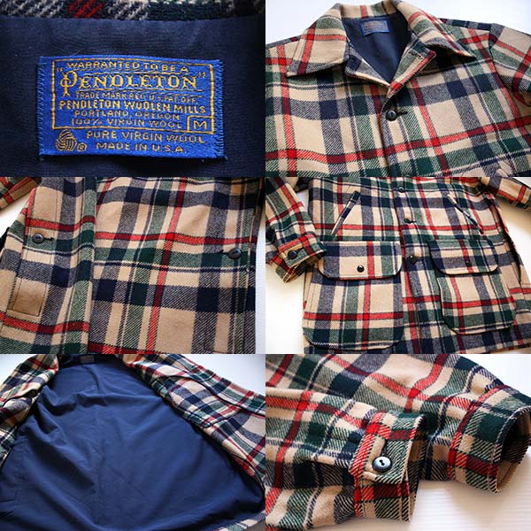 PENDLETON ヴィンテージウールジャケット　USA製　ビッグサイズ